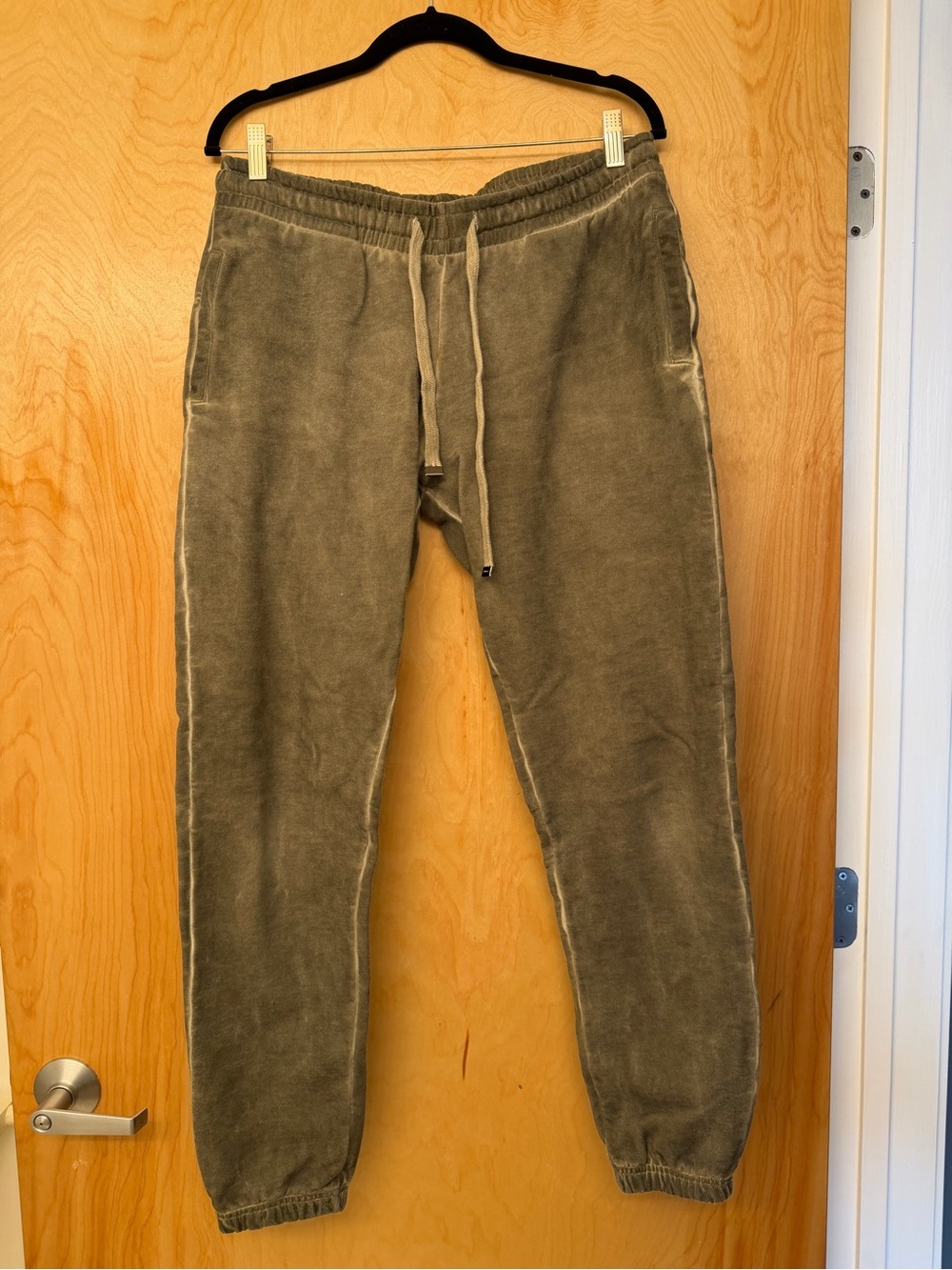 Olive Green Drawstring Sweatpants